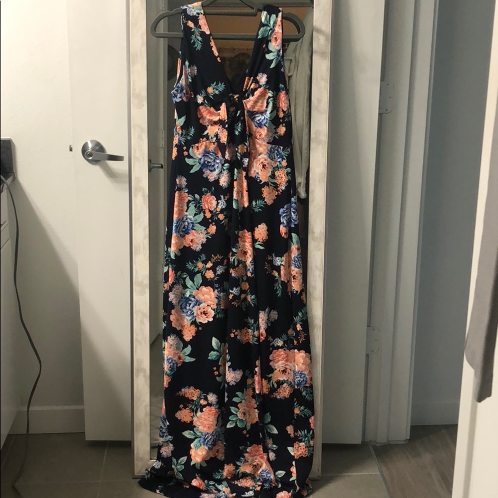 Nina Leonard Floral Dress (M)